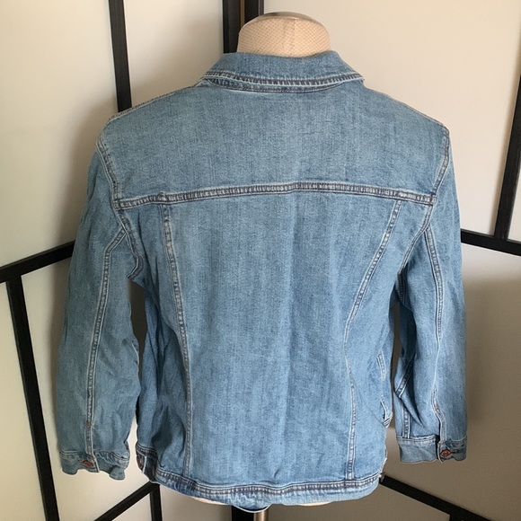 Old Navy Women's Blue Jean Jacket Size XXL Perfect with Maxi Dresses I1010 - Picture 8 of 15